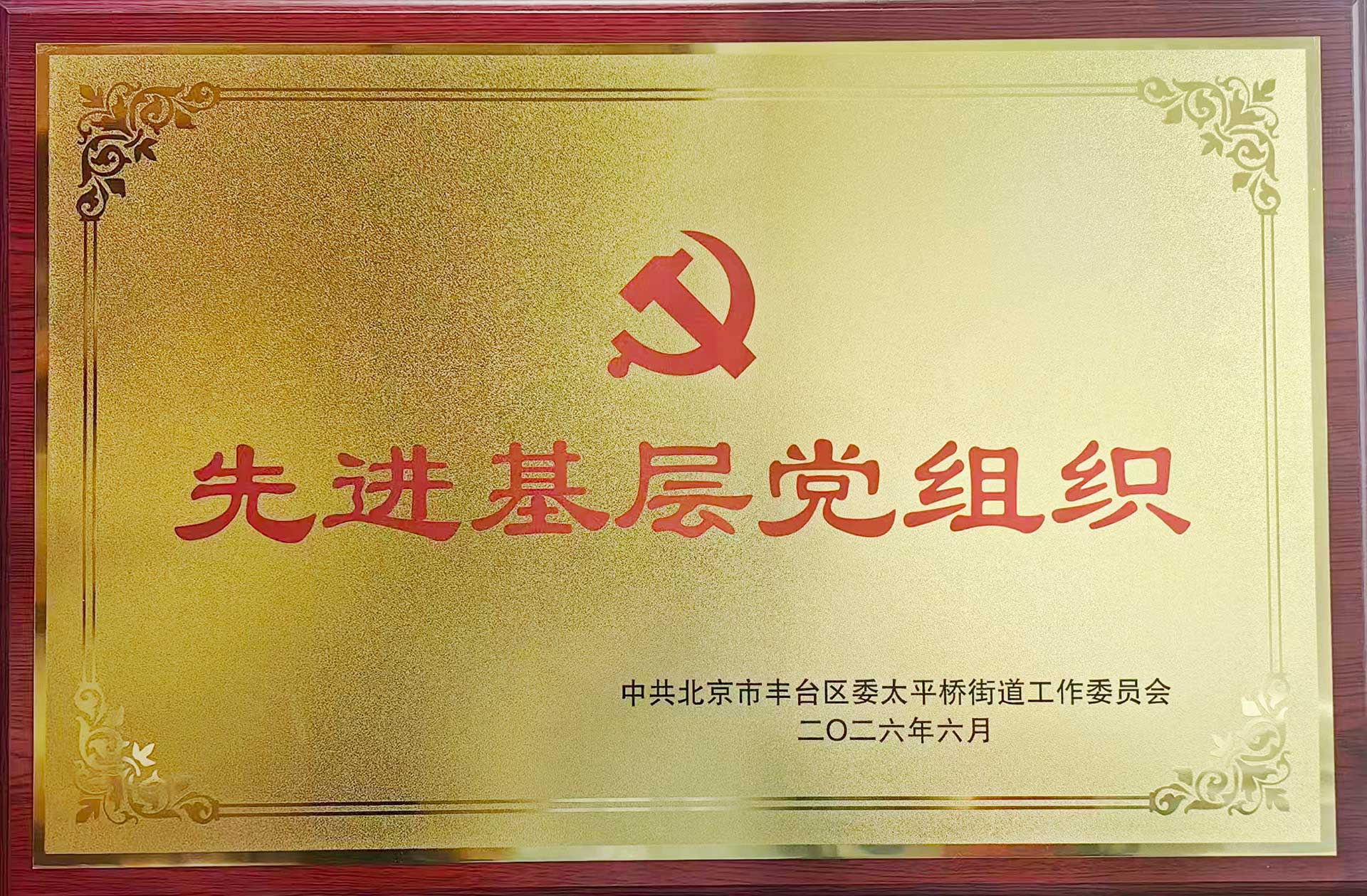 喜报｜党建引领践初心 载誉前行庆华诞——华体会体育-华体会|华体会官方网站招标集团党支部获评辖区“优秀基层党组织”